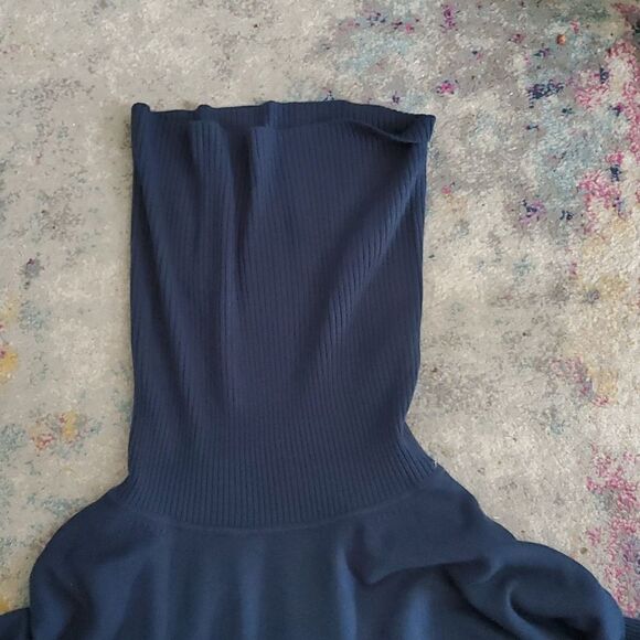 French Connection Tunic Turtleneck Sweater in Deep Teal Size 2XL - Picture 10 of 12